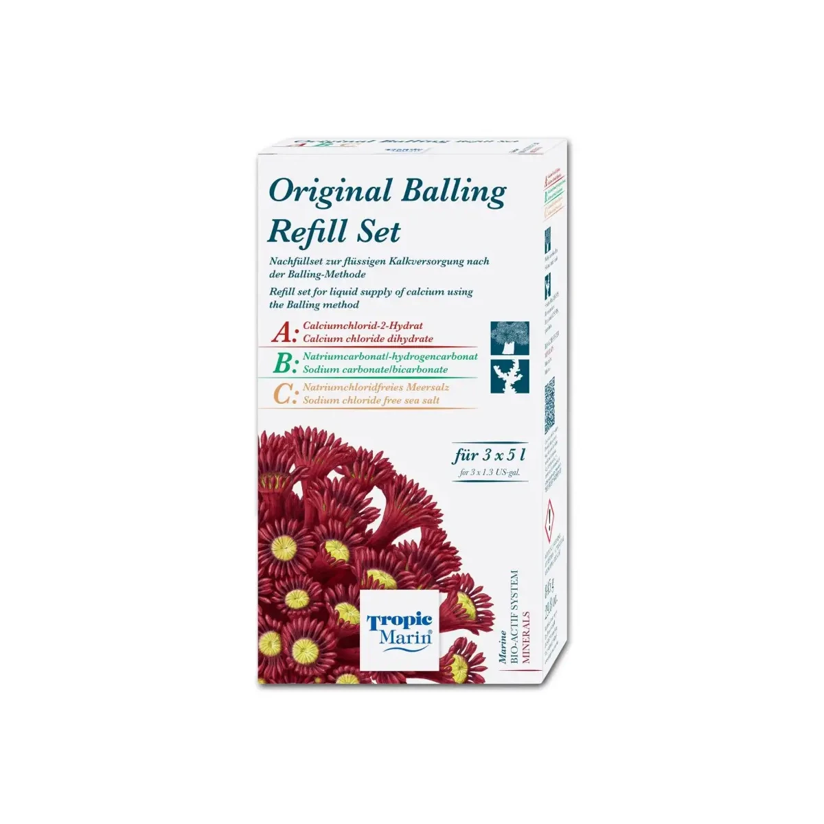 Tropic Marin BIO-CALCIUM Original Balling Liquid Refill 3...