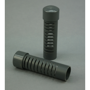 Schlitzrohr mit Kappe 40 mm, 15 cm Lang