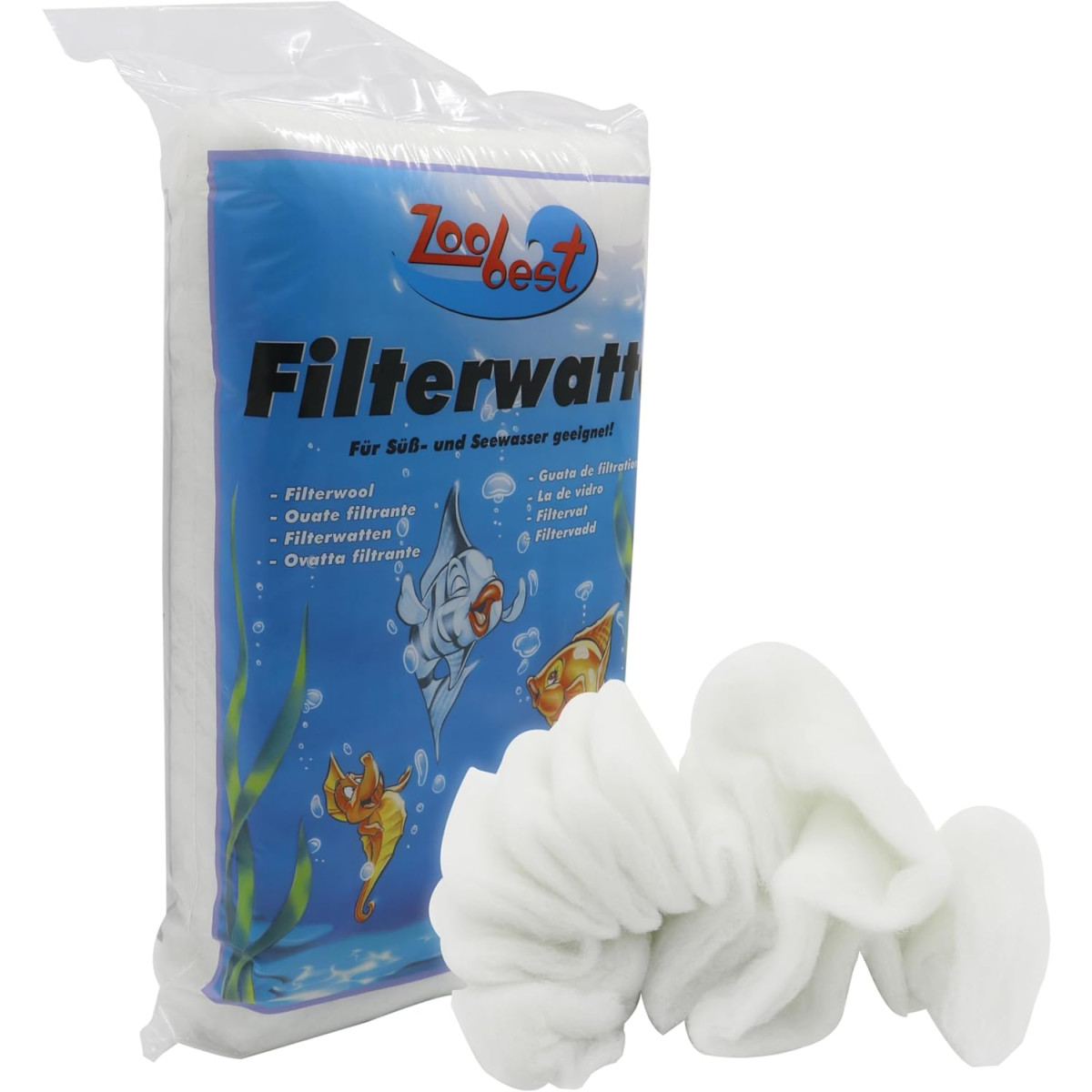 Filterwatte, weiß 1000 g