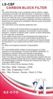 GLAMORCA Aktivkohleblockfilter