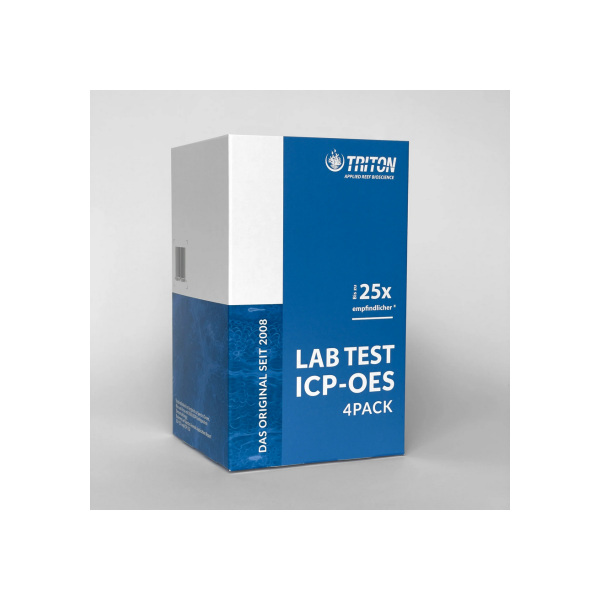 4er Pack TRITON ICP-Test - professionelle Meerwasseranalyse