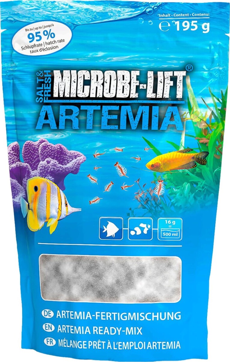 Artemia - Fertigmischung aus Artemia-Eiern & Salz (195 g