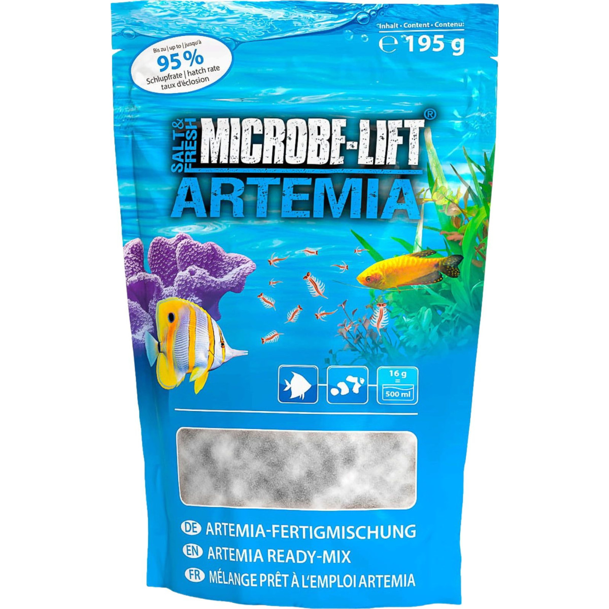 Microbe-Lift Artemia - Fertigmischung aus Artemia-Eiern...