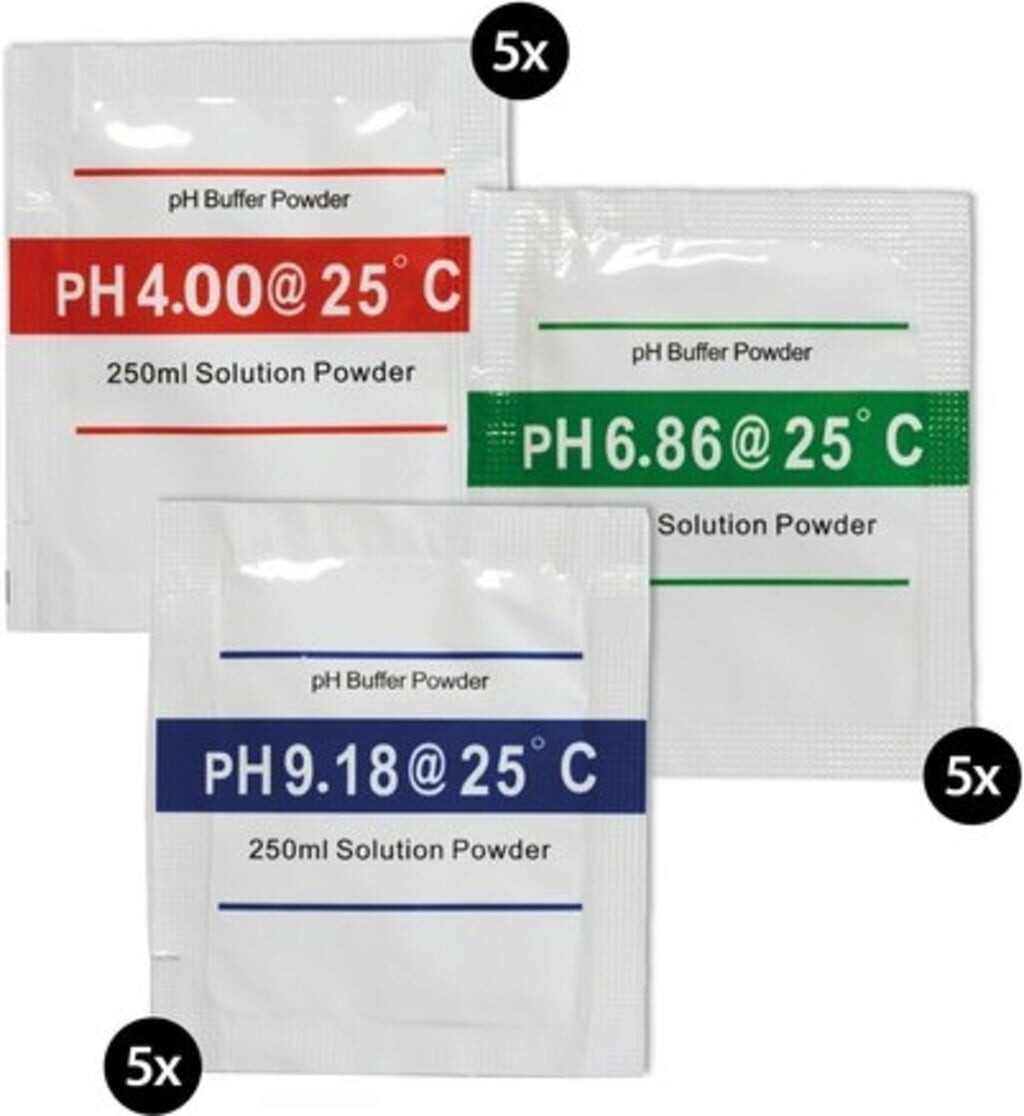 pH - Messgerät Kalibirierset 5x 3 Stück