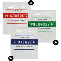 pH - Messgerät Kalibirierset 5x 3 Stück