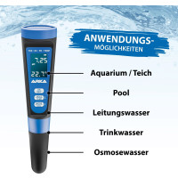 ARKA myAQUA® pH/TDS/EC-Messgerät