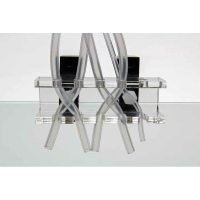 Schlauchhalter für 5 Schläuche mit Durchmesser 4mm oder 6mm Befestigung an horizontale + vertikalen Scheiben bis 14mm möglich.
