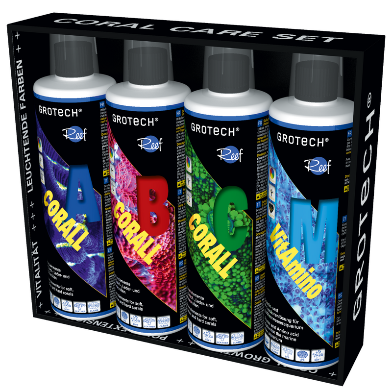 GROTECH Coral Care Set - Corall A,B,C + VitAmino M je...