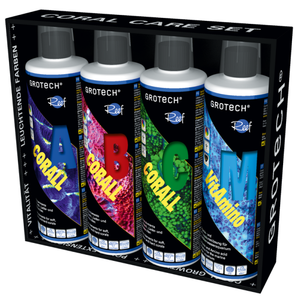 GROTECH Coral Care Set - Corall A,B,C + VitAmino M je 500ml Set