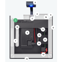 Red Sea MAX NANO G2 Cube exkl. Unterschrank