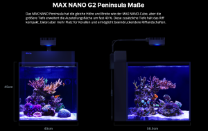 Red Sea MAX NANO G2 Peninsula exkl. Unterschrank