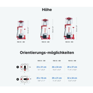 Red Sea Reefer Skimmer Abschäumer 600 mit DC Pump (Controller exklusiv)