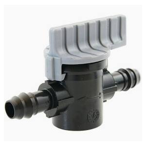 Deltec Kugelhahn schwarz 12mm