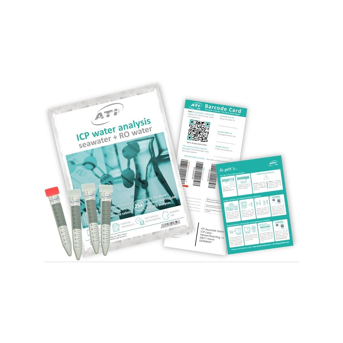 ATI ICP-OES Standard Analysis Set 3 Pcs.