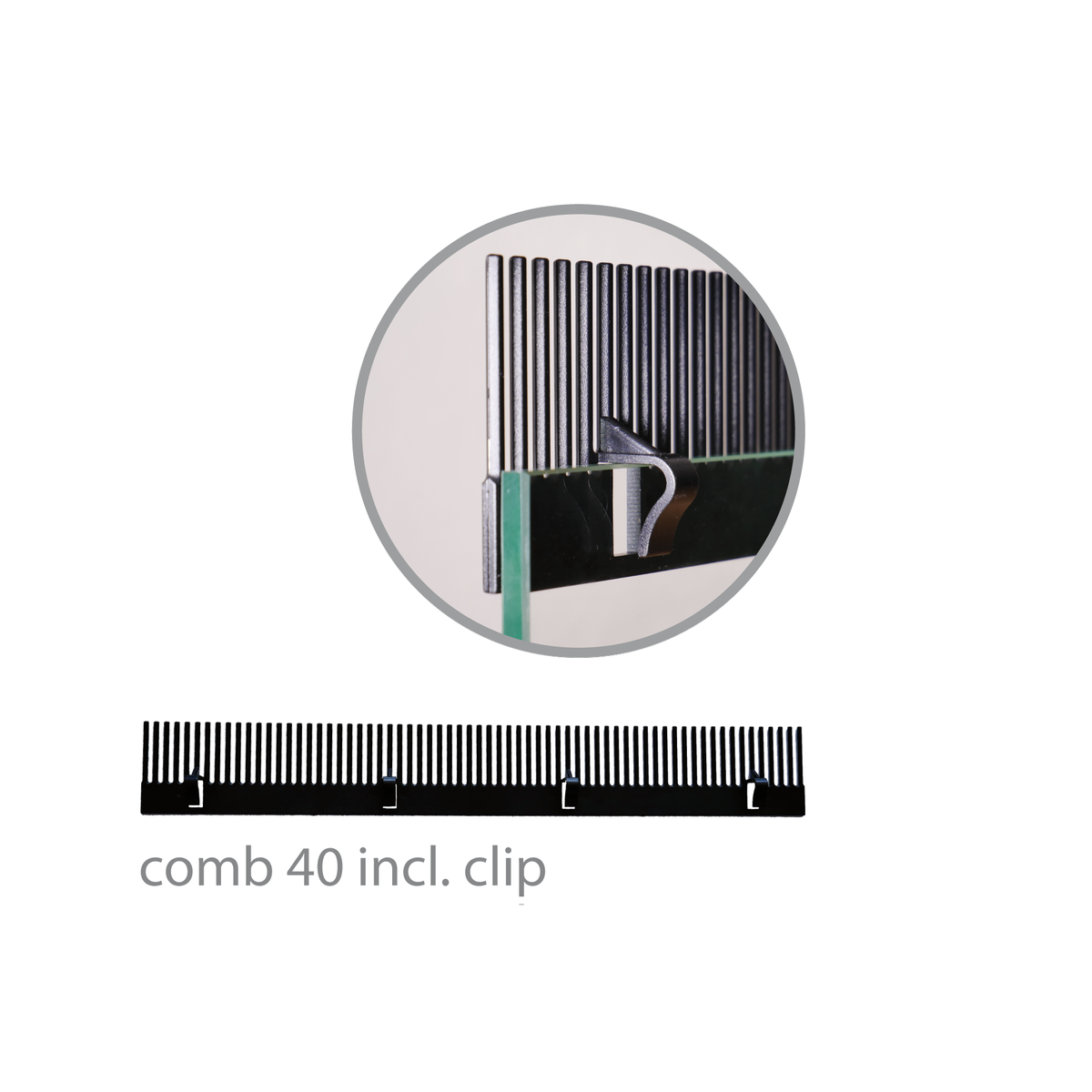 comb 40 incl. clip