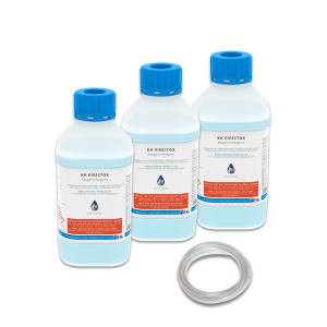 GHL KH Director Reagenz Set: 3 x 1000 mL + Reagenz-Schlauch