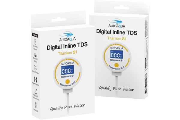 AutoAqua Digital Inline TDS - Titanium S1