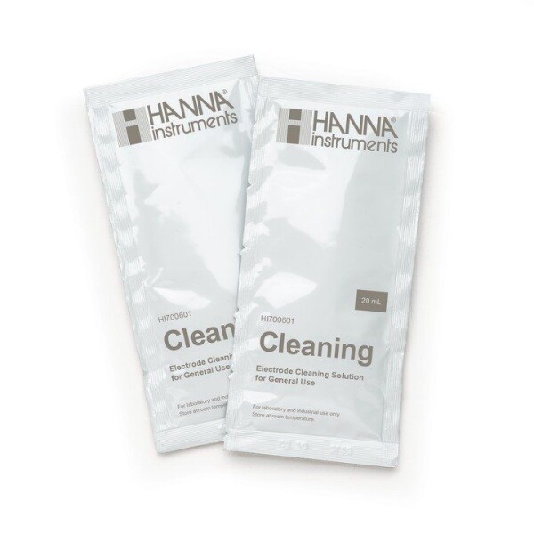 Hanna Reinigungslösung für Elektroden, allgemeine Anwendung, 1 x 20mL-Beutel