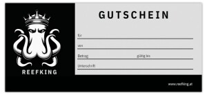ReefKing Geschenks - Gutschein 10€ - Print@Home