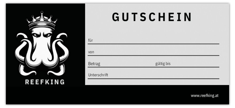 ReefKing Geschenks - Gutschein 100€ - Print@Home