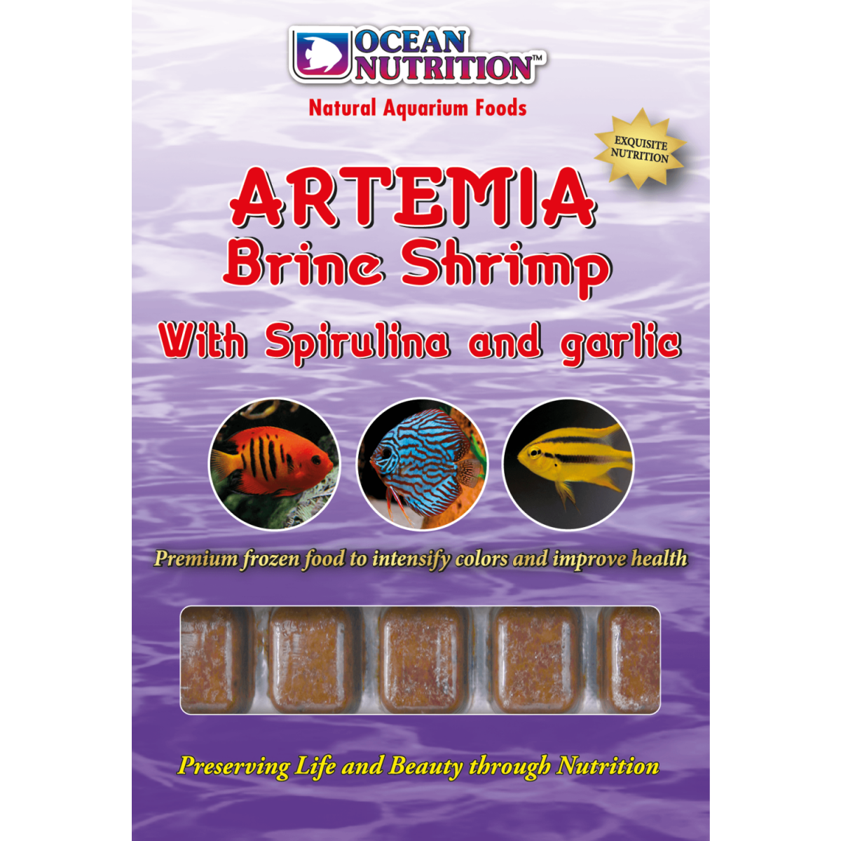 Ocean Nutrition Artemia with Spirulina & box