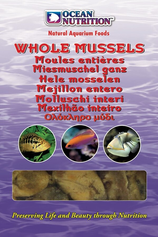 Ocean Nutrition Whole Mussel (Mono Tray) box