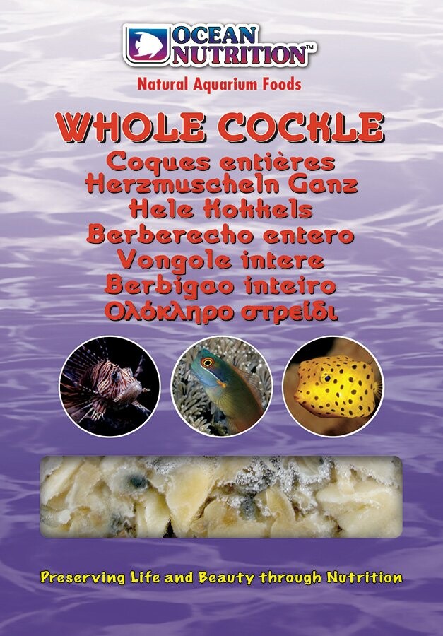 Ocean Nutrition Whole Cockle (Mono Tray) box