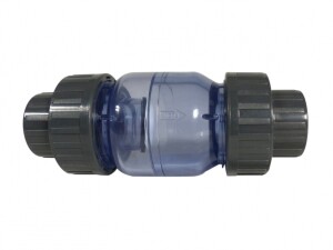 PVC Rückschlagventil Ø 32mm grau