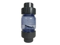 PVC Rückschlagventil Ø 32mm grau