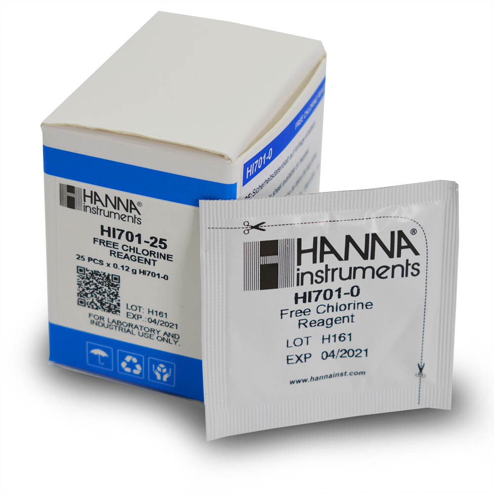 Hanna Reagenzien für HI701 Freies Chlor (0,00 bis 2,50 