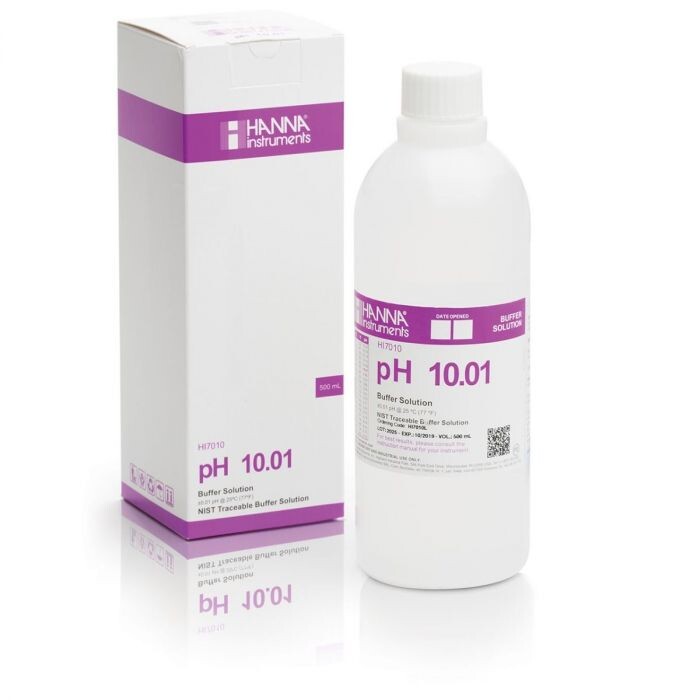 Hanna Pufferlösung pH 10,01, 500 ml Flasche