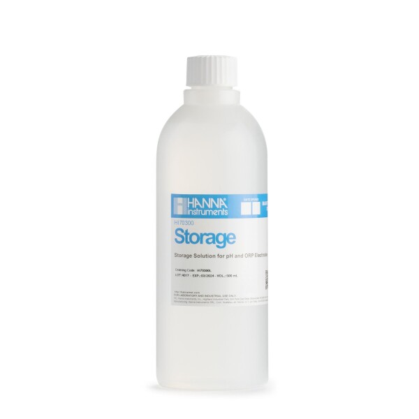 Hanna Aufbewahrungslösung für Elektroden, 500 ml Flasche