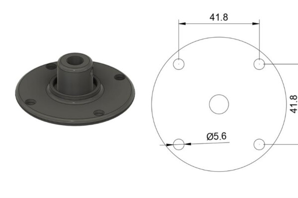 TheSilentWave Dreheinheit - Halter - Jebao SOW15/MOW16