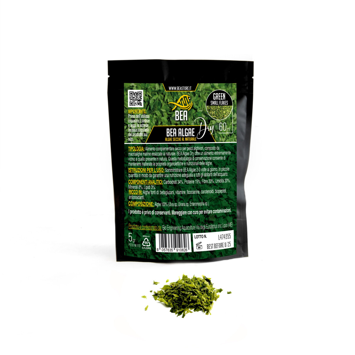 BEA Algae Dry Green – kleine Flock box