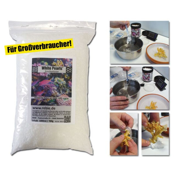 White Pearls 1000ml Korallenkleber