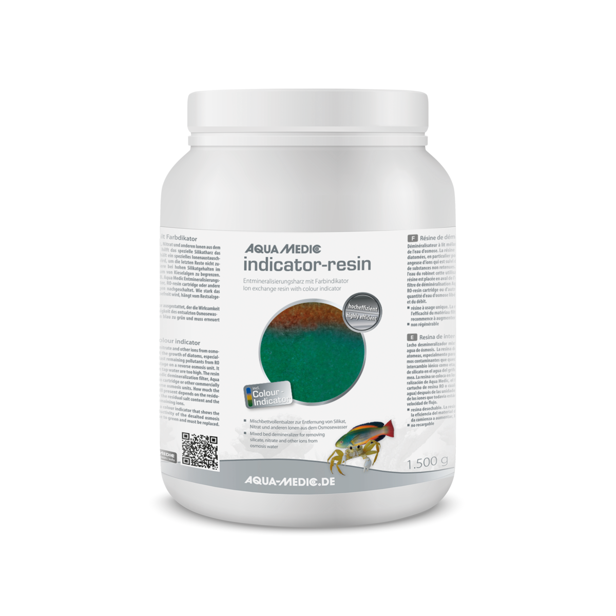 Aqua Medic indicator-resin 1500g/ca. 250 box