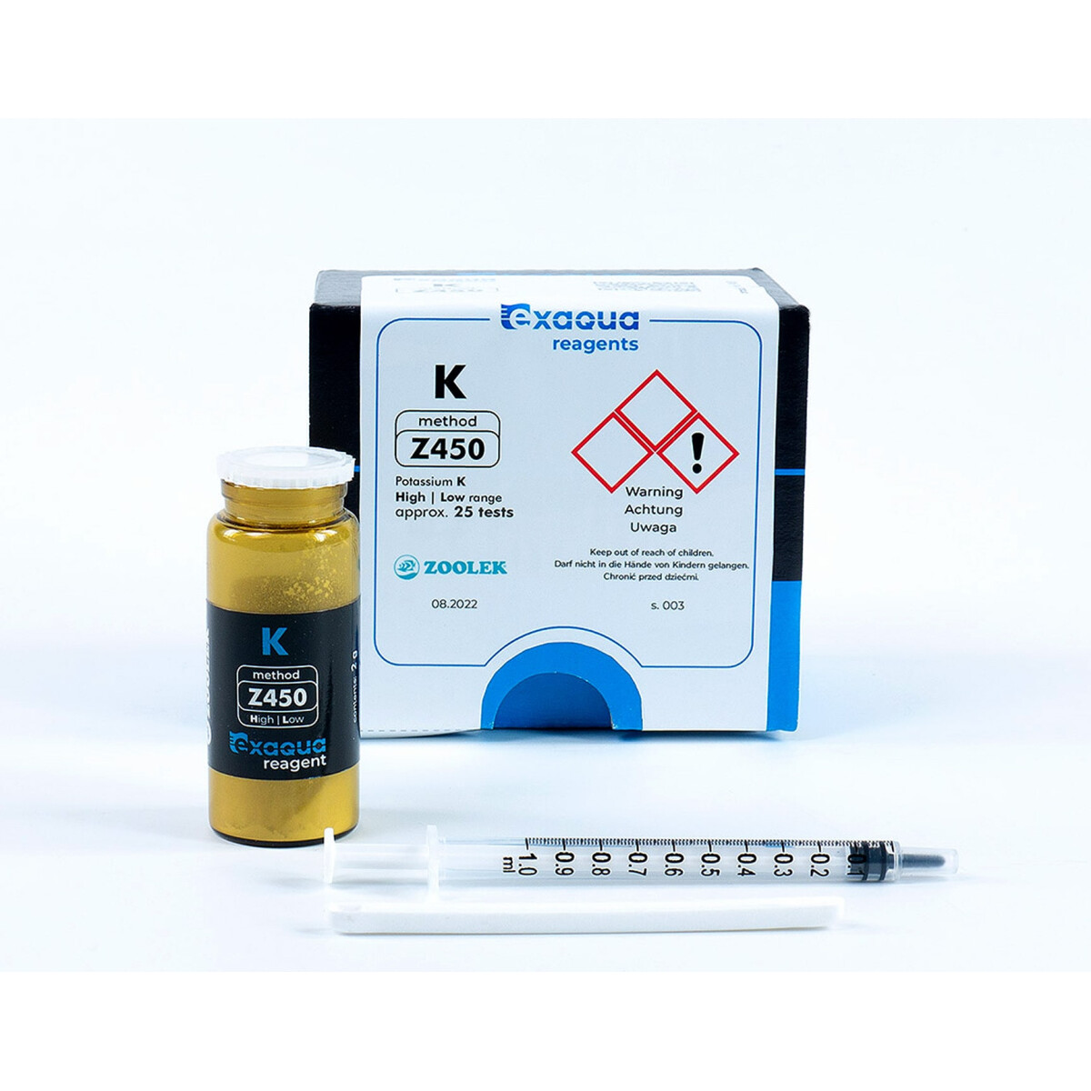 exaqua Reagenzienkit zur Bestimmung des Kaliumgehalts f&uuml