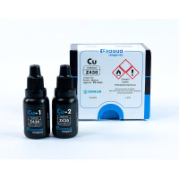 exaqua Reagenzienkit zur Bestimmung des Kupfergehalt Süß- & Meerwasser