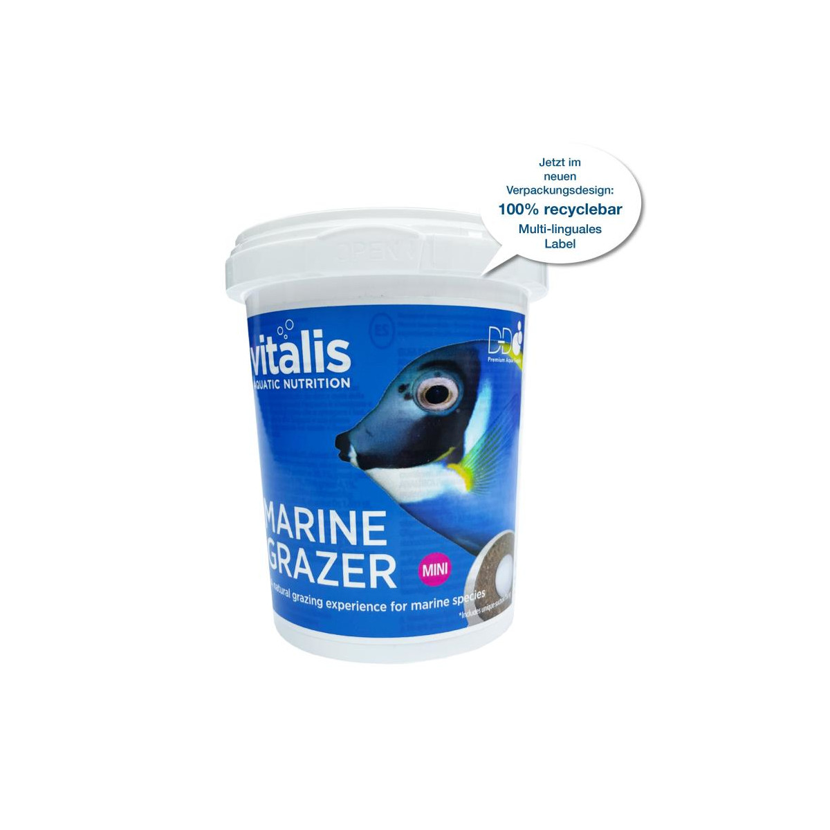 Marine Grazer Mini Meerwasser - 240 g inkl. Saugnapf