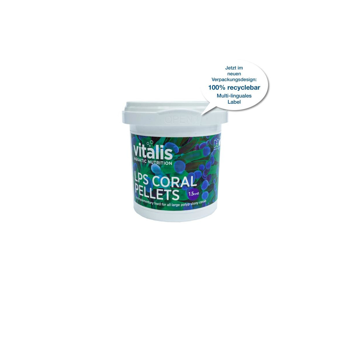 LPS Coral Pellets Ø 1,5mm 60 g für Korallen...