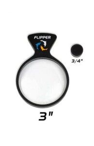 Flipper DeepSee Viewer Nano 
perfekt für Aquarienfotografie mit Brennweite von etwa 2 bis 6 Zoll