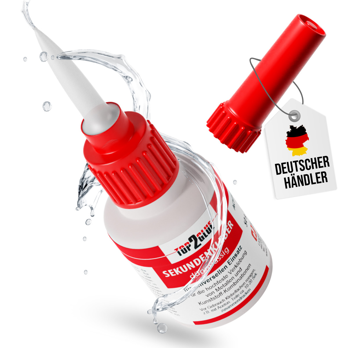 Top2Glue Cyanacrylat Sekundenkleber 50g...