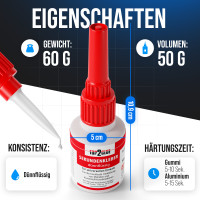 Top2Glue Cyanacrylat Sekundenkleber 50g dünnflüssig