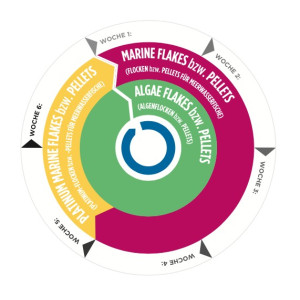 Algae Pellets Meerwasser Ø 1 mm - 1800 g