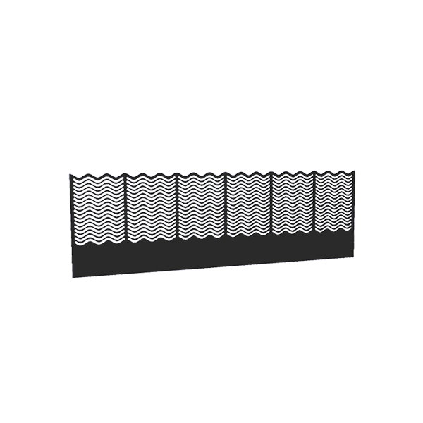 Überlaufkamm 480x150 mm