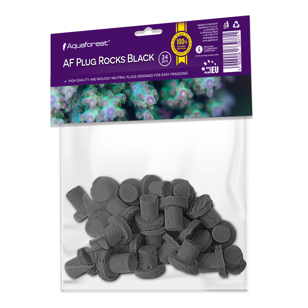 Aquaforest AF Plug Rocks BLACK 24Stck. box