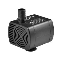 AquaLight, 12VDC-Mini-Wasserpumpe 280l/h 2,0m + Trafo, Schlauchhalter