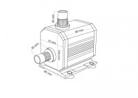 Aquabee Universal Abschäumerpumpe UP  2000/1,  22 Watt
