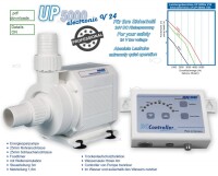 Aquabee Universal Kreiselpumpe UP 5000 electronic 24 V  DC regelbar mit Controller