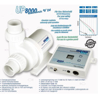 Aquabee Universal Kreiselpumpe UP 8000 electronic 24 Volt regelbar mit Controller